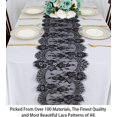 thumbnail image 3 of Lace Table Runner Black 13x120 Vintage Floral Lace Table Cloth Runner Embroidered Lace Fabric Table Runners for Weddings Thanksgiving Table Runner Rustic Party Decor, 3 of 6