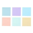 thumbnail image 1 of Popular!Maojin Paquete de 6 almohadillas adhesivas transparentes de 3x3 pulgadas, notas transparentes Morandi para libros, estudio, oficinas, suministros escolares, 300 hojas, 1 of 3