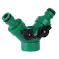 thumbnail image 4 of Two Way Pipe Divider, Large-Scale Agricultural Irrigation Water Tap Adapter Hose Separator Hose Splitter, For Lawns Gardens, 4 of 8
