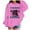 1#Pink, variant on Byoo Toddler Girls Graphic Hoodie Long Sleeve Soft Hooded Sweatshirt Casual Pullover Top