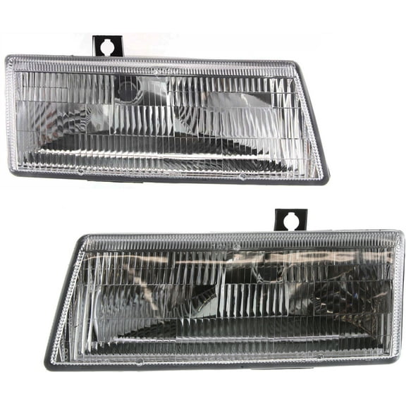 Garage-Pro Driver and Passenger Side Headlight for Dodge Grand Caravan 1991-1995 Also Fits Caravan Halogen With bulb(s) Replaces# 4451730-PFM 4451731-PFM