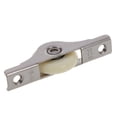 thumbnail image 3 of 12pcs White Doors Window Single Nylon Sliding Roller Pulley Wheel 62mm Length, 3 of 4