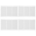 thumbnail image 1 of Nail Display Tape White Rectangular For Women Nail Art Board 4 Sheets, 1 of 8