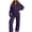 BBZ76-Purple, variant on VV AVEORS Sweatsuits Women 2 Piece Outfit Zip Up Jacket Comfort Jogger Set Fleece Hoodie And Sweatpants Set Matching Sweat Sets Dark Gray XL