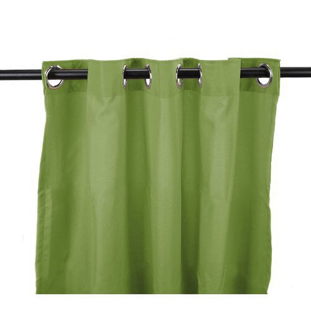 Jordan Manufacturing 3VOC5484-1853Q 84 in. Indoor & Outdoor Curtain Panel - Tangerine & White