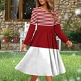 thumbnail image 1 of TaTaai Women's Long Sleeve Printed Tunic Top Round Neck Loose Fit with Pockets Casual Long Sweatshirt Blouse Soft Stretchy Spring Fall Gift, 1 of 7