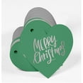 thumbnail image 3 of Inkdotpot 50 Pack Real Silver Foil Paper Tag Merry Christmas Favor Hang Tag, 3 of 8