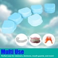 thumbnail image 4 of 20PCs Dental Grade Orthodontic Retainer Boxes by VASTMED | Dental Mouthguard Container Retainer Case with Vent Holes Denture Holder Box Clear Aligner Case Slim for Household, 4 of 5