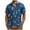 Blue, variant on cllios Mens Hawaiian Shirts Regular Fit Short Sleeve Casual Button Down Patriotic Shirts 4th of July Red White and Blue Printed Beach Tops