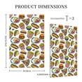 thumbnail image 3 of KLL Hot Dog With One Sausage Pattern Electrical Outlet Covers, 3" x 5" 1 Pack Electric Receptacle Plug Covers for Decorator Receptacle Outlet & Switch-Style V, 3 of 6