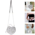 thumbnail image 2 of Bolsa de almacenamiento bordado en forma de corazón bolso premium para mujeres suministro de fiesta, 2 of 8