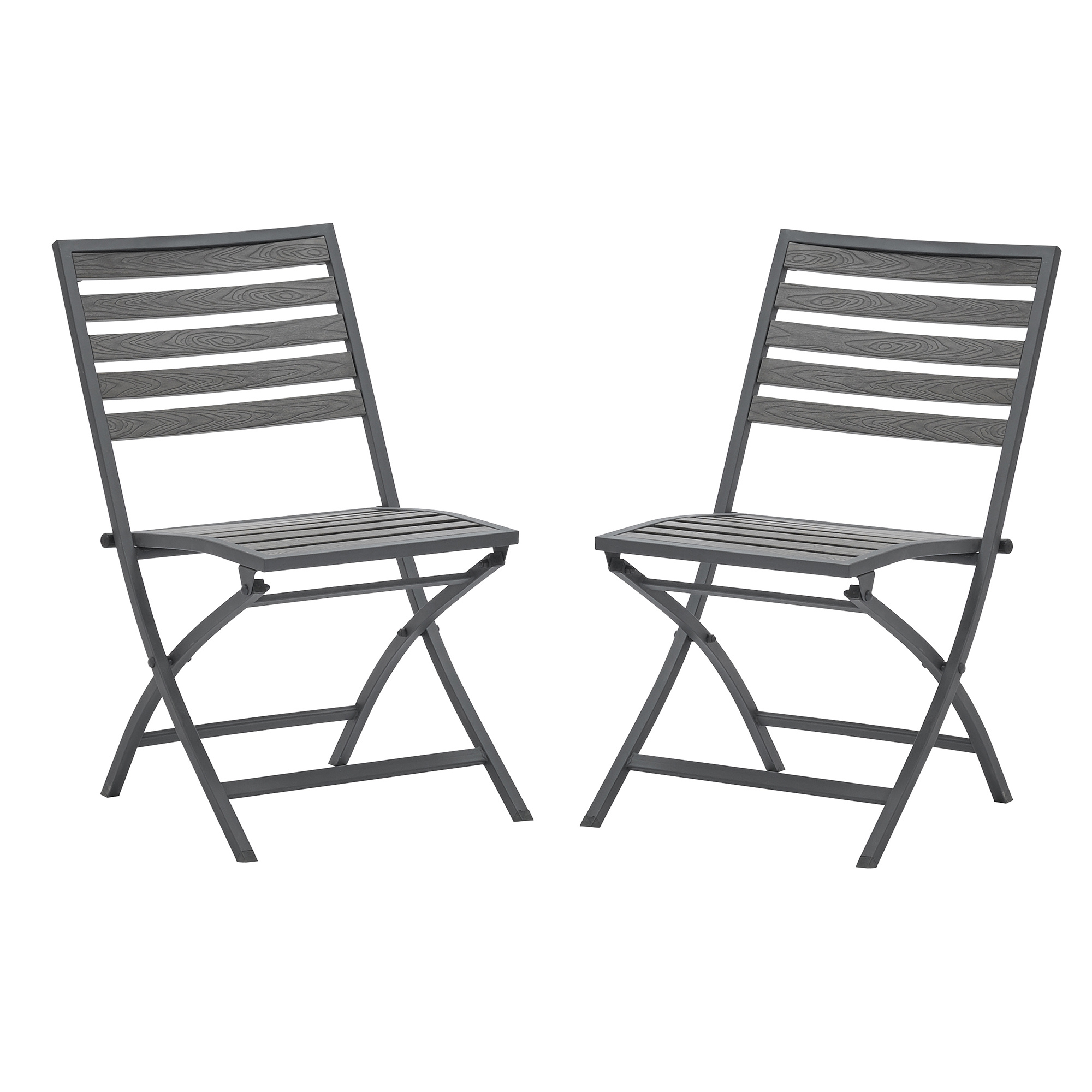 Modern Rattan Coffee Chair Table Set 3 PCS, Aukfa Modern Rocking Bistro Set Rattan Chair, Outdoor Furniture Rattan Chair, Garden Set（Two Chair + One Table） - image 5 of 10
