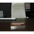 thumbnail image 4 of Printtoo Personalized Desk Name Plate Pretty Classic Custom Acrylic Office Desk Name Plate Accessory 2x10 Inches, 4 of 5
