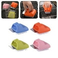 thumbnail image 2 of Multifunctional Stainless Steel Grill Net Cleaning Brush with Shovel Blade Blue, 2 of 9