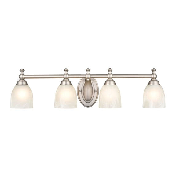 4304-SN Millennium Lighting 4 Light Bath Vanity-8 Inch Tall and 30 Inch Wide