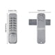 thumbnail image 3 of Digital Password Mechanical Door Lock Set, Sliding Swing Password Combination Keyless Entry Door Lock for Home, Office (Need Door Frame if Installed o, 3 of 5