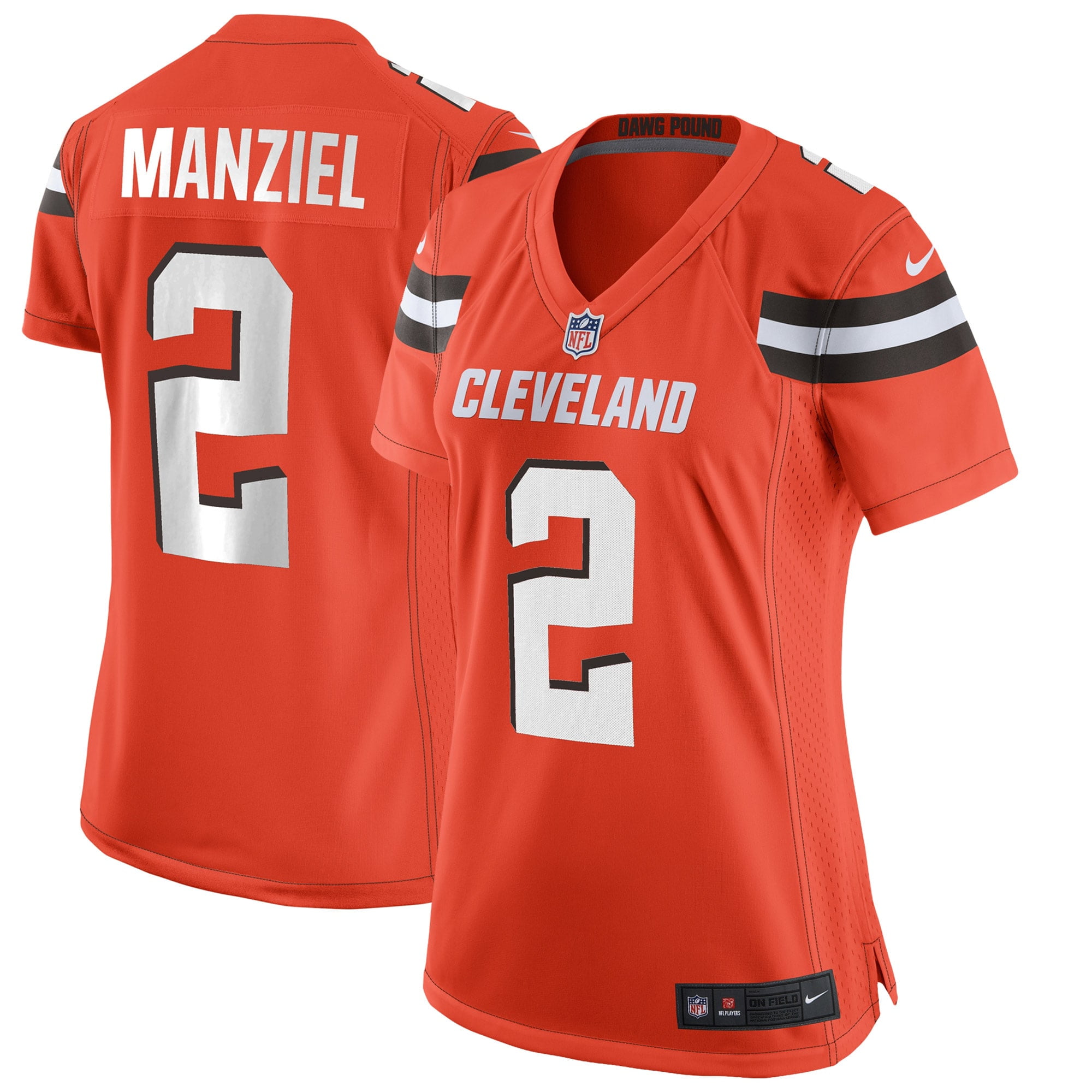 Johnny Manziel Cleveland Browns Nike Women's Game Jersey - Orange - Walmart.com