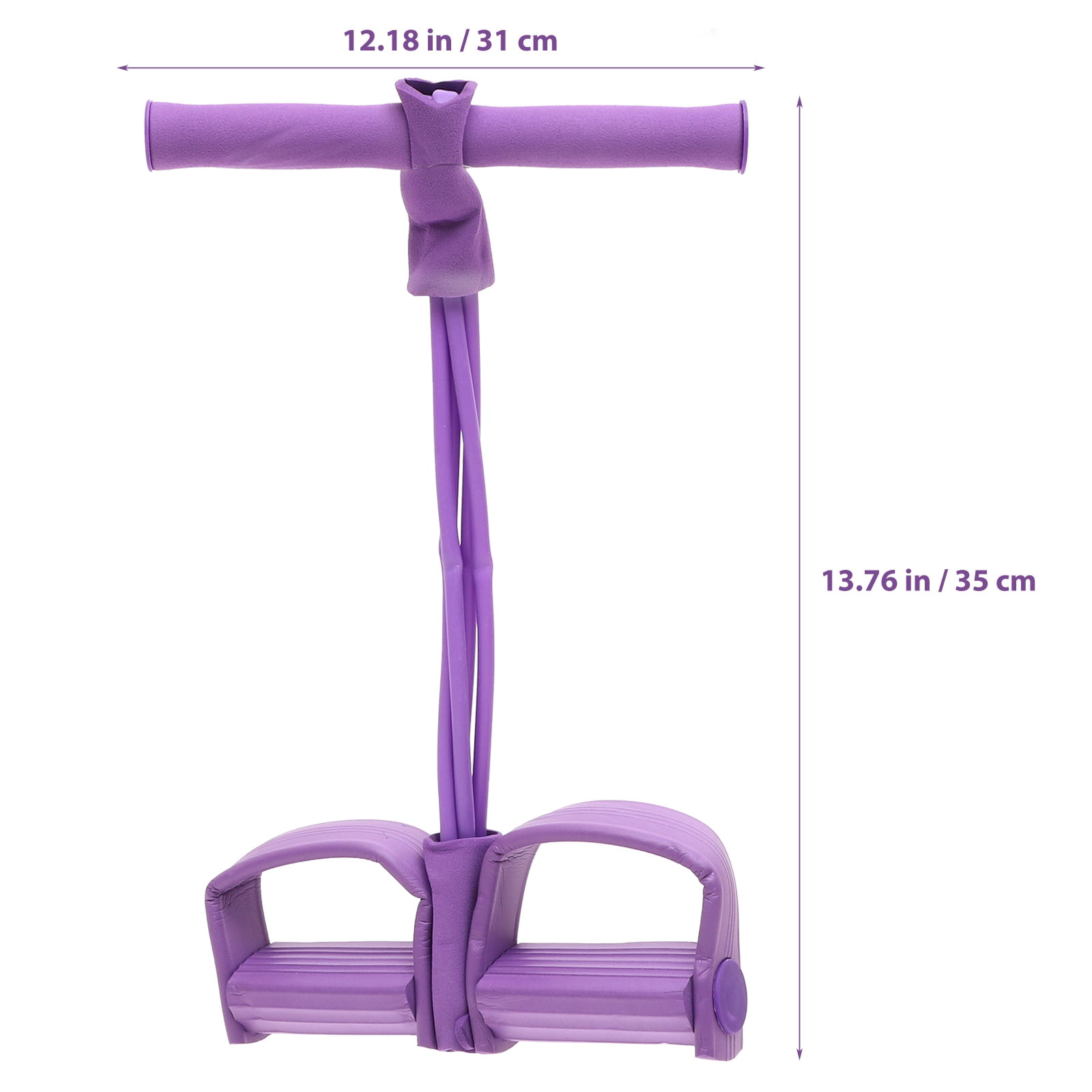 Foot Pedal Puller Yoga Resistance Band Foot Pulling Band for Home (Purple)