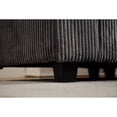 thumbnail image 7 of 6 Seat Sectional Couches, Oversized Corduroy Modular Couch with Ottoman, Upholstered Sectional Couches for Living Room,Bedroom, Apartment, Office, Dark Gray, 7 of 7