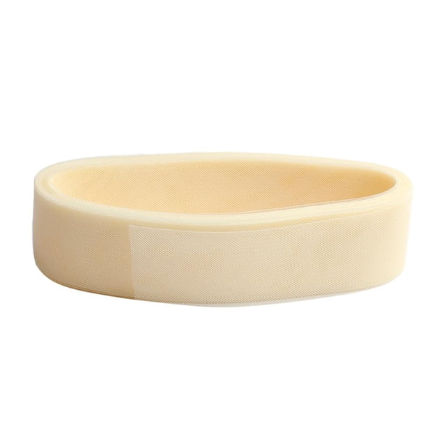 25yd X 6cm Nylon Ribbon Net Ribbon Wedding Artesanía DIY Crema BLESIY Cinta artesanal de bricolaje