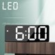 thumbnail image 4 of Reloj despertador Digital acrílico/Espejo, Control de voz (alimentado por batería), reloj de mesa, modo nocturno, despertador, Relojes LED electrónicos 12/24H, 4 of 4