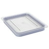 2PK Cambro 20CWGL135 - GripLid Seal Cover - Half-Size - Clear (Polycarbonate Plastic - Seals-in Contents with Polyurethane Gasket - Use with Hot and Cold Pans)