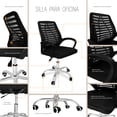 thumbnail image 4 of Silla giratoria para Oficina en color Negro Idea Nuova Estilo Ergonomico, 4 of 8