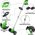 Weed Wacker, Cordless Weeder Battery Powered 88V Electric Weed Eater