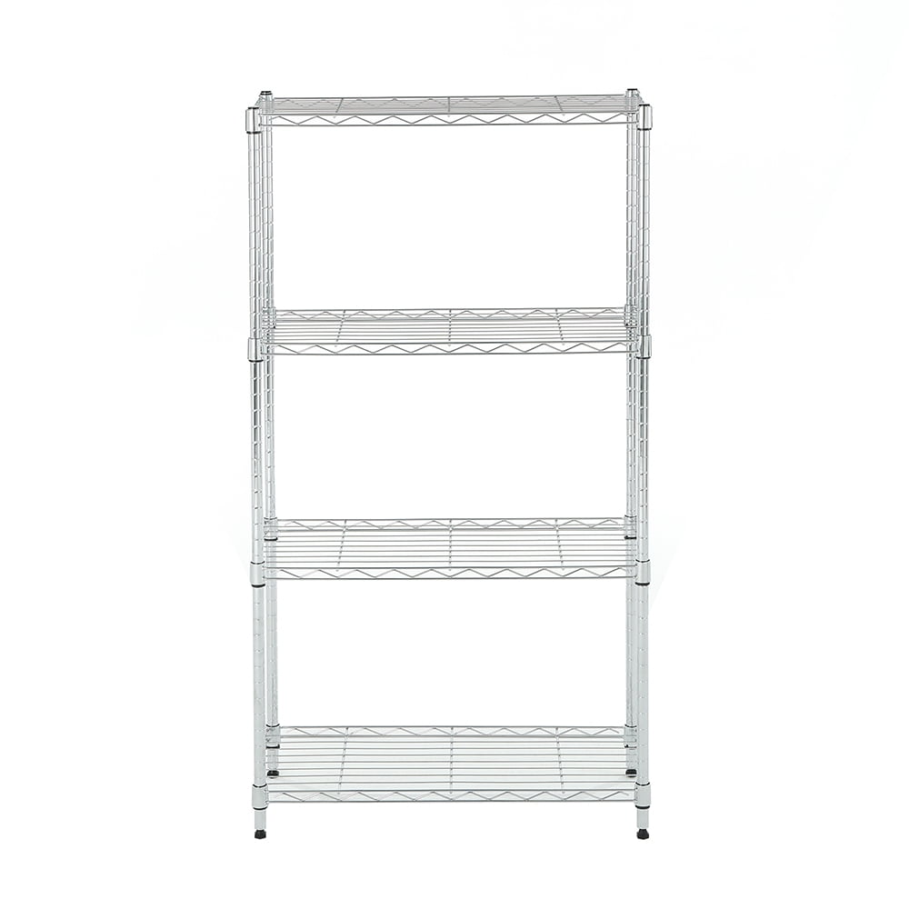 4 tier chrome shelving 11.8x25.6x45.5in