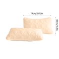 thumbnail image 3 of AZXY 2PC Cotton Pillowcases,Pillowcases under $10,Pillowcase for Hair and Skin Care,Waterproof Breathable Machine Washable Removable Pillow Covers Clearance(Not Queen/Standard But 19x29), 3 of 6