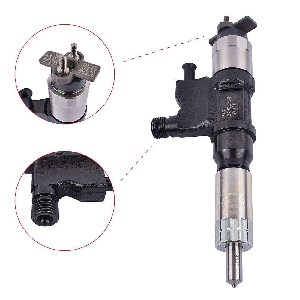 NEWZQ Replacement Fuel Injector 973297035 for Isuzu NPR NPR-HD Base Truck 2001-2007 4Pcs