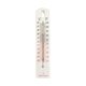 thumbnail image 1 of Plastic wall thermometer for indoor or outdoor use - White, -50 to +50 C - Celsius + Farhenheit/Size: 20 cm, 1 of 1