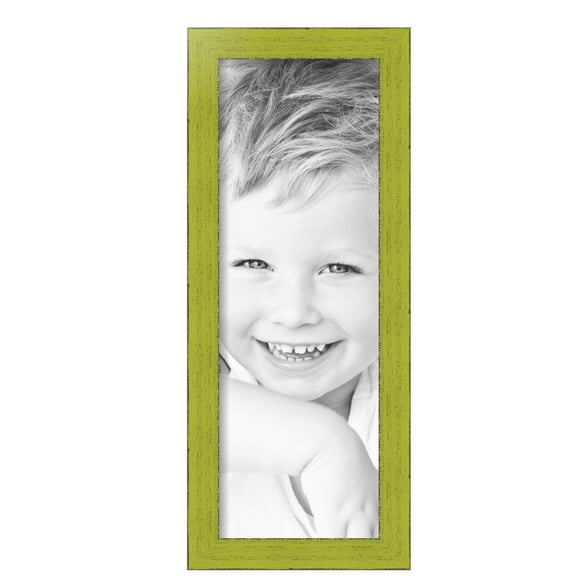 ArtToFrames 8" x 23" Modern Green Picture Frame, 8x23 inch Green Wood Poster Frame (WOM-4589), Pack