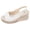 B, variant on Womens Espadrille Wedge Platform Sandals Ankle Strap Open Toe Slip on Comfort Casual Summer Shoes