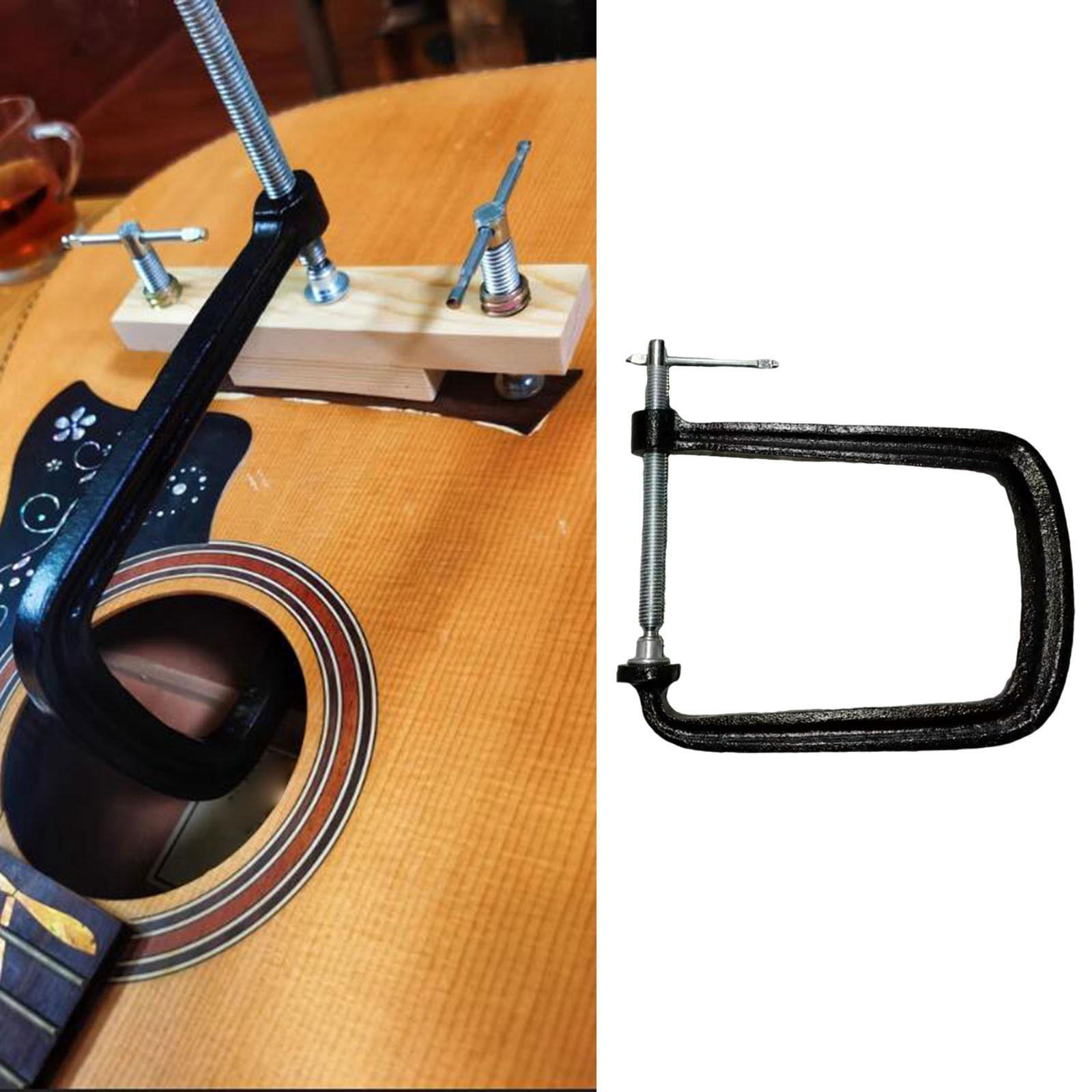 yotijay Folk Acoustic Guitar Bridge Clamp Luthier Tool Accessory Bridges Repair Tool without accessories