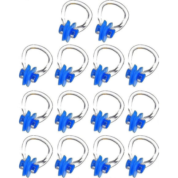 14-pack Swimming Nose Clips, Vibrant Colored Nose Plugs For Swimming