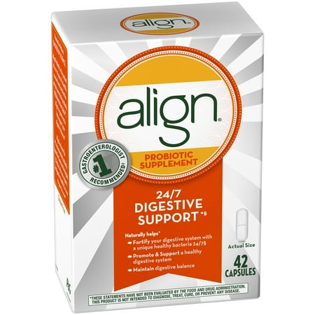 Align Daily Probiotic Supplement, Probiotics Supplement, 42 Capsules - Walmart.com