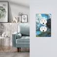 thumbnail image 5 of Disketp Majestic Eagle Over Castle Decorative Light Switch or Outlet Wall Plate with Safety Cover-Style S, 5 of 6