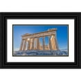 thumbnail image 1 of Kalika, Michael 24x15 Black Ornate Wood Framed with Double Matting Museum Art Print Titled - The Acropolis of Athens and Helios, 1 of 4