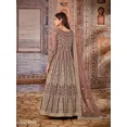 thumbnail image 3 of Custom Made Indian Premium Designer Heavy Net Anarkali Gown With Dupatta For Party Wear Suit, 3 of 6