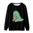 thumbnail image 2 of Tejiojio Men's and Big Men's Classic Tops Clearance Men Casual Fashion Round Neck Sweater Dinosaur 3D Print Pullover Long Sleeve Tops, 2 of 6