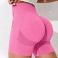 thumbnail image 2 of Pantalones cortos de ciclismo sin costuras para mujer, con cintura alta y efecto fruncido en el trasero, tallas S-XL, ideales para yoga y fitness., 2 of 5