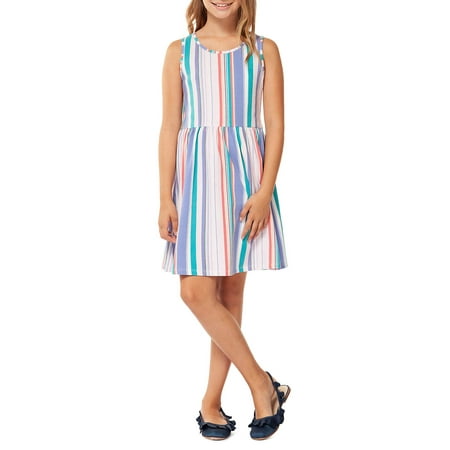 - Girl's Printed A-Line Dress