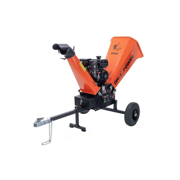 DK2 POWER 6-Inch 14 HP 429 cc Cyclonic Drum Chipper Shredder
