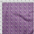 thumbnail image 4 of oneOone Polyester Spandex Purple Fabric Autumn Craft Projects Decor Fabric Printed By The Yard 56 Inch Wide, 4 of 4