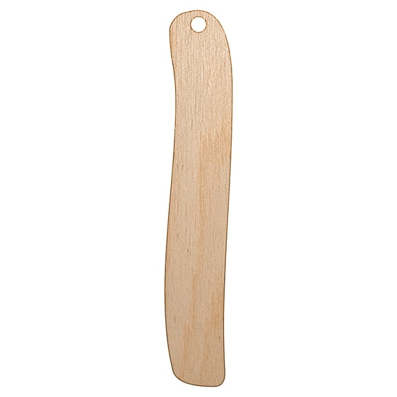 Number 1 One Felt Marker Font Wood Holiday Christmas Tree Ornament Unfinished DIY Pre-Drilled Craft