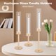 thumbnail image 5 of 6Pcs Gold Candle Holders, Portavelas de Vidrio Dorado, Portavelas para Velas de Pilar, para Decoración del Hogar, Boda, Comedor, Fiesta Decorativa (Vidrio Dorado), 5 of 14