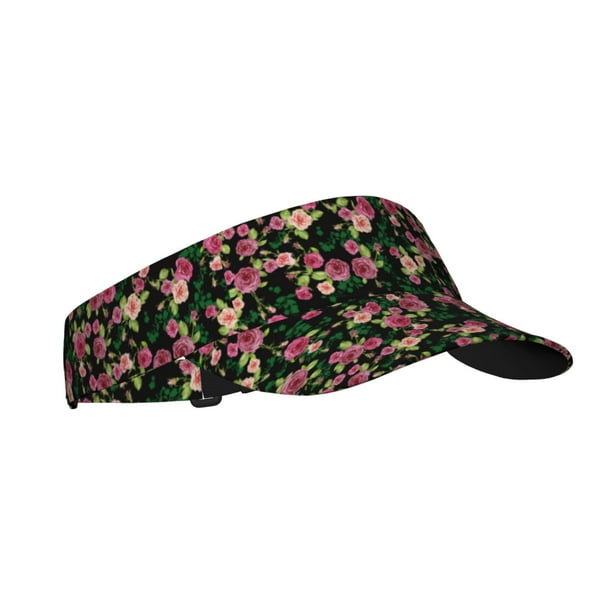 Balery Rose Flowers Gorra deportiva con visera ajustable para mujer y hombre (talla única)