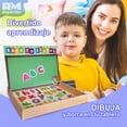 thumbnail image 4 of Pizarrón Blanco Magnético para Niños, Números, Letras, Figuras, Operaciones Matemáticas Juguete para agua Mediano, 4 of 4