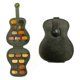 thumbnail image 3 of Estuche para púas de guitarra con 18 ranuras para instrumentos de cuerda y bajo. Verde, 3 of 8